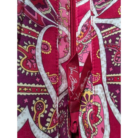 Vera Bradley Rosie Posies Sweetheart Shoulder Bag Red Pink - Picture 15 of 16